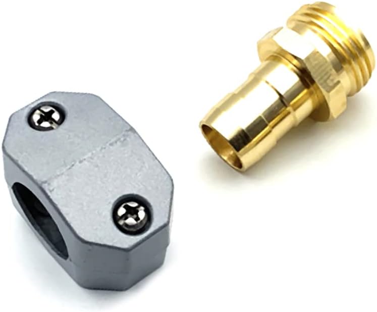 4 Pack Heavy Duty Garden Hose Repair Fittings, Aluminum Mender Female Male Hose Repair Coupler Connector with Clamp, Fits All 3/4 Inch or 5/8 Inch Garden Hose 7 4 Pack Heavy Duty Garden Hose Repair Fittings, Aluminum Mender Female Male Hose Repair Coupler Connector with Clamp, Fits All 3/4 Inch or 5/8 Inch Garden Hose - Image 7