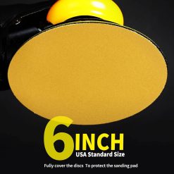 Alternative view of 6 Inch Sanding Discs Hook and Loop No Hole, 320 Grit Sandpaper, Da Sandpaper for Automotive and Woodworking, 100 Pack