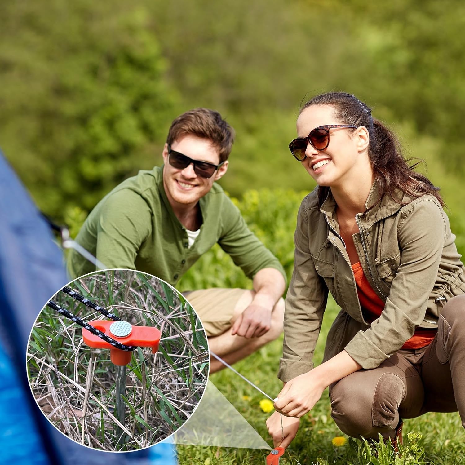 Heavy Duty Tent Pegs 10 Pack 200mm Metal Stakes 7 Heavy Duty Tent Pegs 10 Pack 200mm Metal Stakes - Image 7