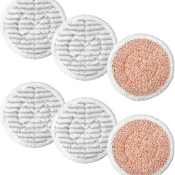 6 Pack Upgraded S7000 Pads Replacement Steam Mop Pads Compatible with Shark S7000AMZ S7001 S7001TGT S7000 Series Mop Pads, Steam & Scrub All-in-One Hard Floor Steam Mop