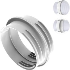 Portable Air Conditioner Exhaust Hose Connector, Both 5.1"/5.9" Exhasut Vent Hoses with Clockwise & Counter Clockwise, Universal Mobile AC Unit Vent Hose Coupler Coupling Extension