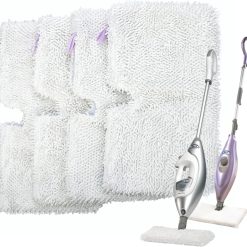 Flammi Steam Pocket Mop Replacement Pads for Shark S3500 Series S3501 S3601 S3550 S3901 SE450 S3801CO S3601D S2901 S2902 Steam Pocket Mop, 4 Pack