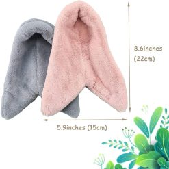 Alternative view of 2 Pieces Bird Cozy Corner Fleece Bird Blanket Parrot Warm Nest House Bed Hanging Hammock Toy Plush Snuggle Hut Cage Bedding for Parakeets Conures Cockatiels Lovebirds (Pink + Grey)