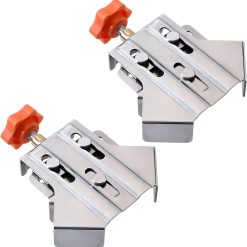 2pcs Stainless Steel Right Angle Clamp, 90 Degree Right Angle Clamp for Woodworking, Photo Framing