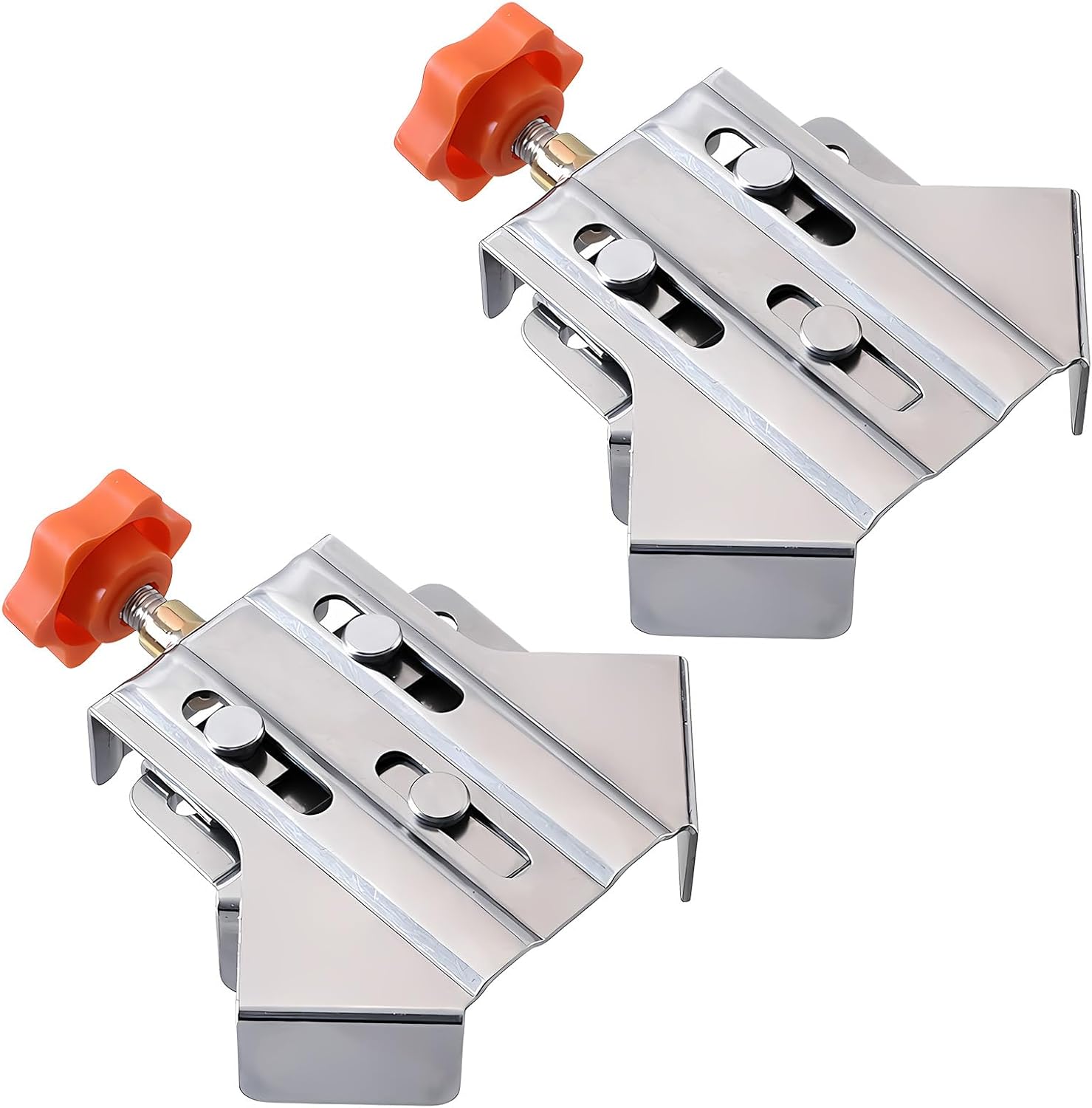 2pcs Stainless Steel Right Angle Clamp, 90 Degree Right Angle Clamp for Woodworking, Photo Framing 1 2pcs Stainless Steel Right Angle Clamp, 90 Degree Right Angle Clamp for Woodworking, Photo Framing