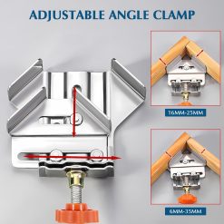 2pcs Stainless Steel Right Angle Clamp, 90 Degree Right Angle Clamp for Woodworking, Photo Framing 10 V1259 DP01 A 4126 202604030951 03