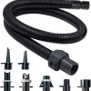 SUP pump adapter hose kit with 7 air valve nozzles
