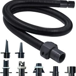 SUP pump adapter hose kit with 7 air valve nozzles