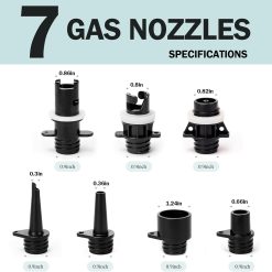 SUP pump adapter hose kit with 7 air valve nozzles 8 V1259 DP01 A 4159 202604031025 02