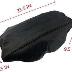 Alternative view of Winch Cover, Heavy Duty Waterproof Dust-Proof Winch Protection Cover, Ideal for Electric Winches 8500-17500 lbs, Indoor/Outdoor (21.5” x 9.5” x 7.5”) - Black