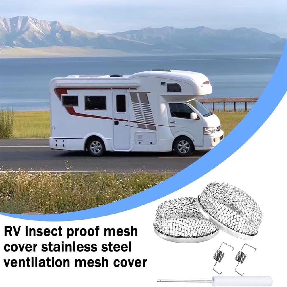RV furnace vent insect screen 2 pack with installation tool 7 RV furnace vent insect screen 2 pack with installation tool - Image 7