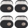 36905 Air Filter Fit for 740083A 751-11122 30-031 Rotary 9200 for Tecumseh LEV100 LEV115 LEV120 OVRM105 OVRM65 TVS115 TVS120 AH600 AV600 Toro Recycler 22 GTS 6.5HP 20016 20017 Lawn Mower(4PCS)