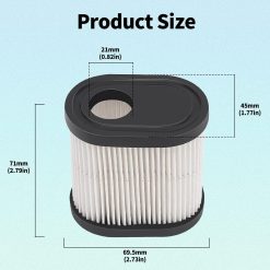 Alternative view of 36905 Air Filter Fit for 740083A 751-11122 30-031 Rotary 9200 for Tecumseh LEV100 LEV115 LEV120 OVRM105 OVRM65 TVS115 TVS120 AH600 AV600 Toro Recycler 22 GTS 6.5HP 20016 20017 Lawn Mower(4PCS)
