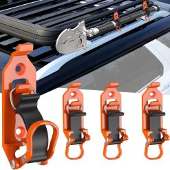 Shovel Mount Wall Mount ,4 Pcs Metal Rubber Clamps Axe Holder Mount Kit for Roof Rack Truck Boats Military Equipment and Tools