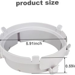 Alternative view of Air Conditioning Exhaust Hose Adapter,Portable Coupler,Portable Number 2 Air Conditioning Pipe Connector,Exhaust Hose Connector,Household Air Conditioner Accessories(5.91x5.91inch)
