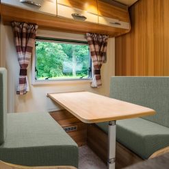100% Waterproof RV Dinette Cushion Covers Booth Set Elastic Camper Replacement Couch Washable Jacquard Crizzle Pattern (2 Backrest Cover & 2 Bench Cover, Seagrass) Seagrass 13 V1259 DP01 A 4443 202604040515 06