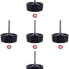 Fishing spinning reel handle screw caps 5 pack