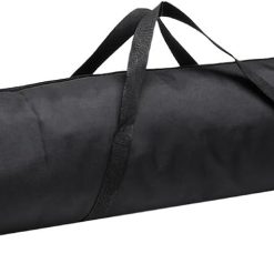 Folding Camping Chair Replacement Bag 47.2" x 5.5", Portable Storage Tent with Handle Strap for Outdoor Hiking Travel, Black - 5.5"