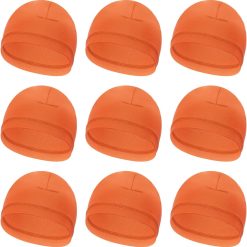 Helmet Liner Skull Cap for Men, Sweat Wicking Orange