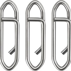 Stainless Steel Fishing Lure Snaps 25LB 20 Pack