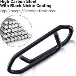Alternative view of Fishing power clips stainless steel quick change snap connector 25lb
