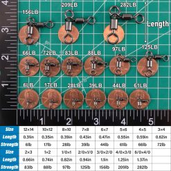 Alternative view of 3 Way Swivels Barrel Fishing Tackle Hook Connector 30 Pack