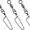 Barrel snap swivel 30 pack, 198lb, stainless steel