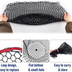 Fishing Landing Net Replacement Rubber Mesh Foldable 12 V1259 DP01 A 5338 202604071530 04