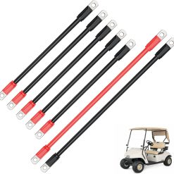 Golf cart battery cable set 4 gauge EZGO TXT 36V 48V