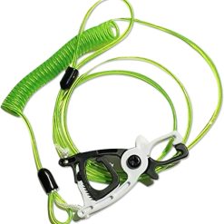 Cal Coast Donkey Leash - Floating Fishing Tether, Ultra-Strong Puncture-Free Clip, Marine Lanyard Tool