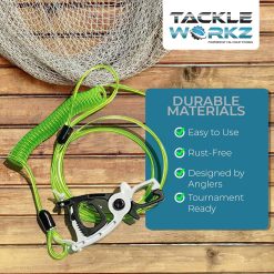 Alternative view of Cal Coast Donkey Leash - Floating Fishing Tether, Ultra-Strong Puncture-Free Clip, Marine Lanyard Tool