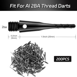 Alternative view of Soft Tip Dart Points 2BA Thread 200 Pack