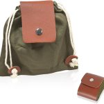 Foldable Canvas Waist Pack for Foraging and Hiking