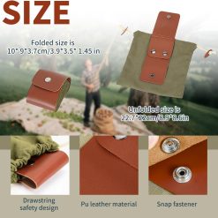 Alternative view of Foldable Canvas Waist Pack for Foraging and Hiking