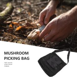 Alternative view of Mushroom Foraging Bag with Mesh Pouch