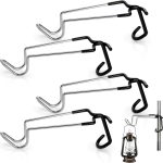 Camping Lantern Hook Hanger 4 Pack, 10" Stainless Steel