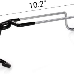 Alternative view of 4 Pack Camping Lantern Hook Hangers, 10" Outdoor Lamp Hanger Stand, Stainless Steel Non-Slip Tent Light Pole Hook, Portable Water Bottle Holder Bracket for Hunting Fishing Hiking