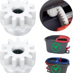 Pedal Bearing Replacement Compatible with O Cedar Mop Bucket, One Way Clutch Gear Sprockets Repair Spin Mop and Bucket, Mop Gears, 2 Packs