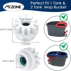 Alternative view of Pedal Bearing Replacement Compatible with O Cedar Mop Bucket, One Way Clutch Gear Sprockets Repair Spin Mop and Bucket, Mop Gears, 2 Packs