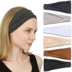 Women's Non-Slip Headbands, 6 Pack