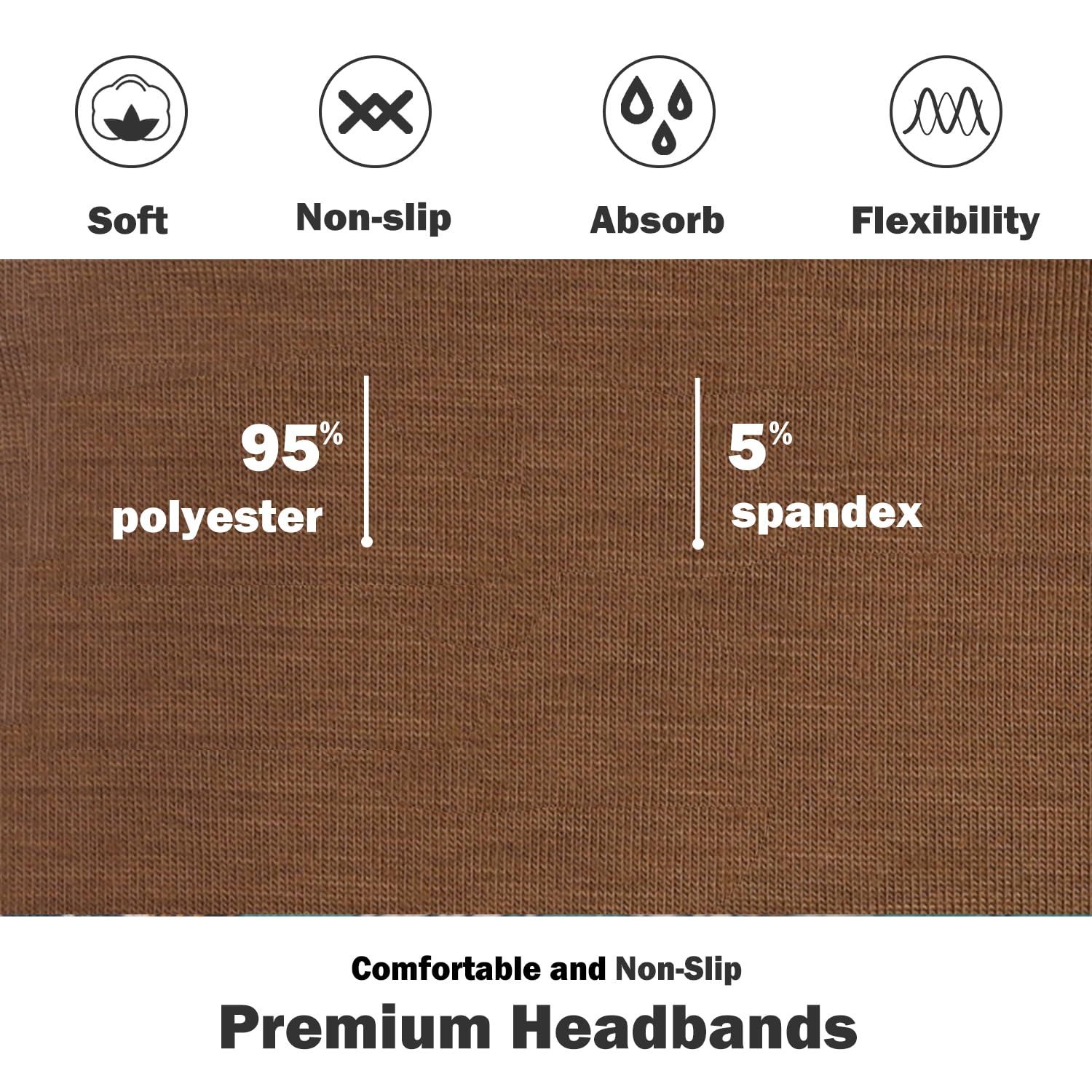 Women's Non-Slip Headbands, 6 Pack 3 Women's Non-Slip Headbands, 6 Pack - Image 3
