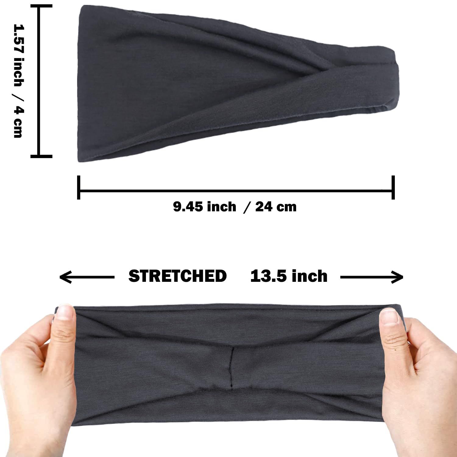 Women's Non-Slip Headbands, 6 Pack 4 Women's Non-Slip Headbands, 6 Pack - Image 4