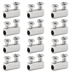 Stainless Steel Wire Rope Clamp 12pc Set 12x5.5mm