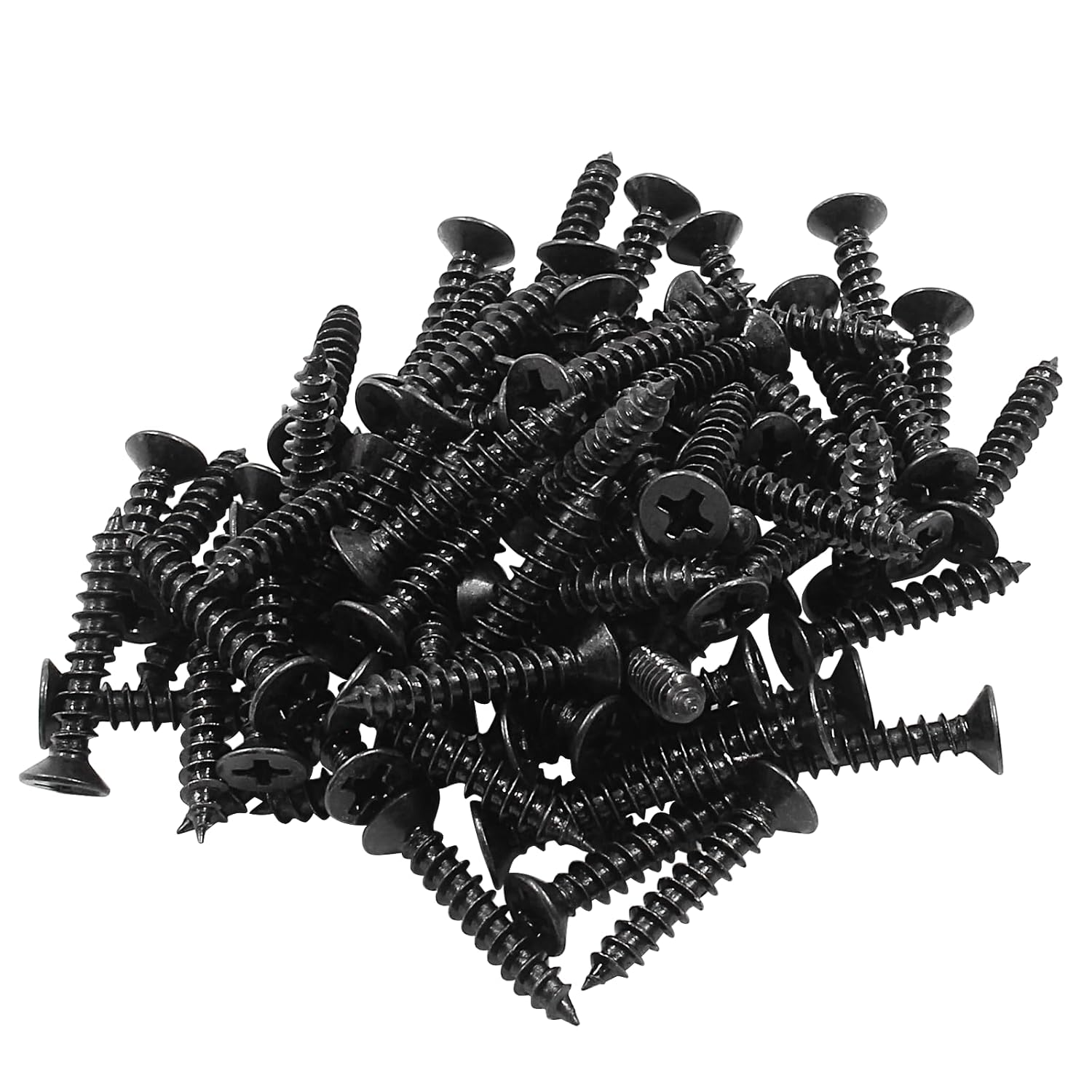 #6 x 3/4" black oxide flat head Phillips wood screws, 100 pack 4 #6 x 3/4" black oxide flat head Phillips wood screws, 100 pack - Image 4