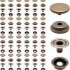 15mm heavy duty snap fasteners kit, 200 pieces