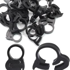 Nylon Hose Clamps 20 Pack 12.3-13.3mm Double Grip