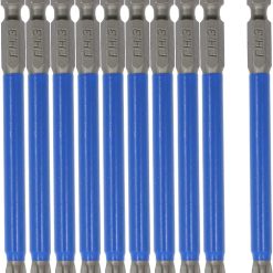 Magnetic PH3 Phillips Bits Set 90mm 10-Piece
