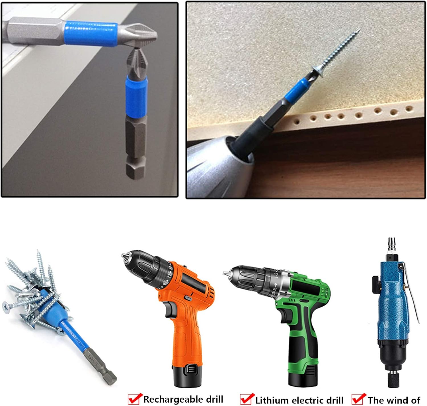 Magnetic PH3 Phillips Bits Set 90mm 10-Piece 6 Magnetic PH3 Phillips Bits Set 90mm 10-Piece - Image 6