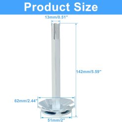 Alternative view of Biaungdo 2 Inch Plumbing PVC Pipe Reamer Cutter, PVC Pipe Fitting Socket Saver Pipe Reamer Tool for Removing SCH 40 from Hub, Fits 1/2 Inch Speed Power Drill