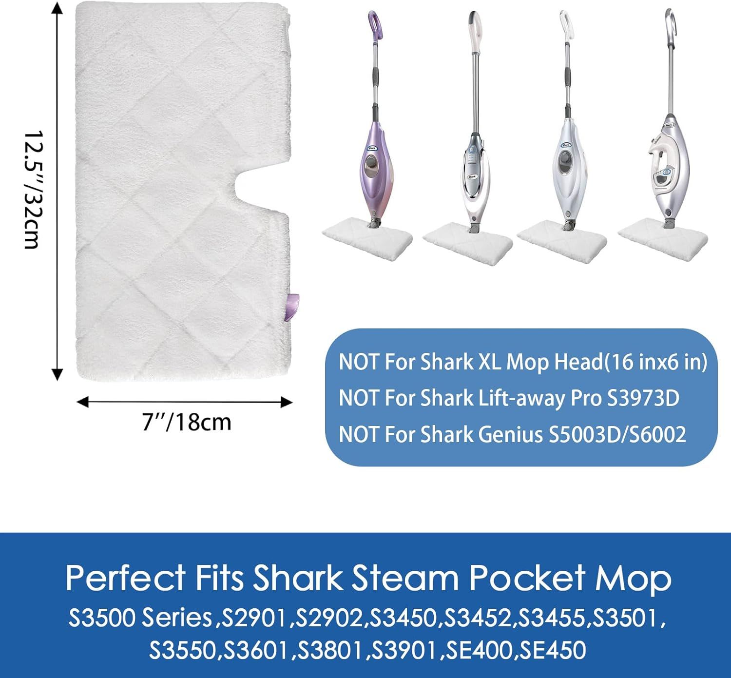 Shark Steam Mop Replacement Pads S3500 Series 2 Shark Steam Mop Replacement Pads S3500 Series - Image 2